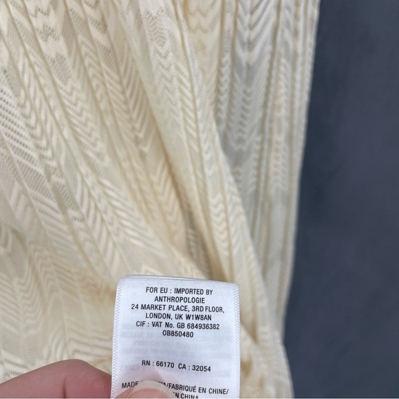 ANTHROPOLOGIE Meadow Rue Prespa Pleated Tank Top VNeck Dress - Picture 10 of 10